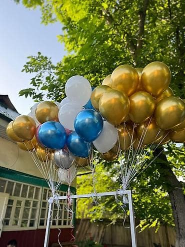 латексный: Воздушные шары на гелии для оформления праздников Гелевые шары на — 4