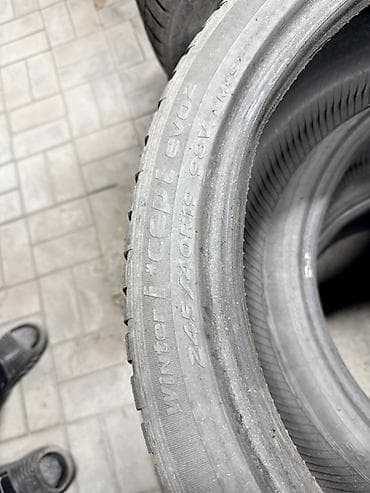 Транспорт: Шиналар 255 / 35 / R 19, Кыш, Колдонулган, Комплект, Hankook — 2