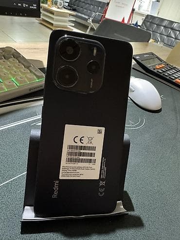 iphone 9: Redmi, Redmi Note 14, Б/у, 128 ГБ, цвет - Черный, 2 SIM — 1