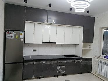 Кухонный гарнитур, цвет - Серый