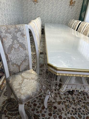 посуда для ресторанов: Стол и стул для зала, Новый, Самовывоз, цвет - Белый — 2