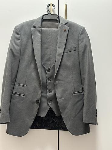 очки компьютерные: Костюмы и пиджаки мужские, серый классический стиль. 1) Тройка — 2