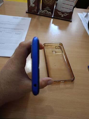 навигация: Redmi, Redmi 9C, Б/у, 64 ГБ, цвет - Синий, 2 SIM — 4