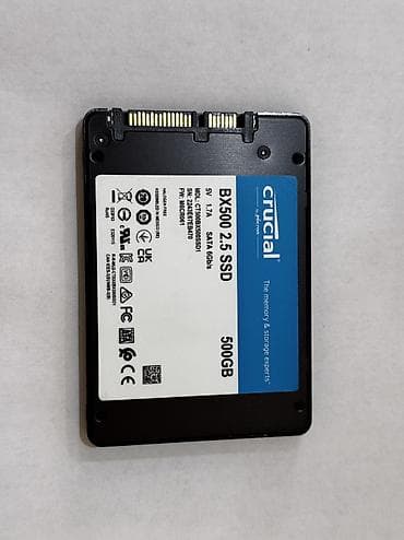 Накопитель для ПК, Б/у, Crucial, SSD, 512 ГБ, 2.5", Для ПК — 1