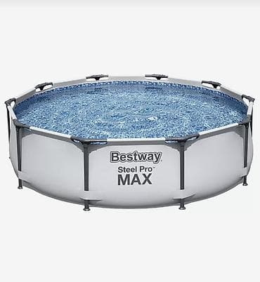 философский камень: Каркасный бассейн Bestway Steel Pro MAX 3.05 м - Тип: каркасный — 2