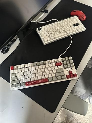 клавиатуры bloody: Клавиатура, Bloody, Механическая, Проводное подключение, Размер: 80% — 1