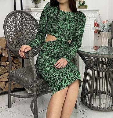 Жеке буюмдар: Кече көйнөгү, Узун модель, Жеңдери менен, Далысы ачык, S — 1