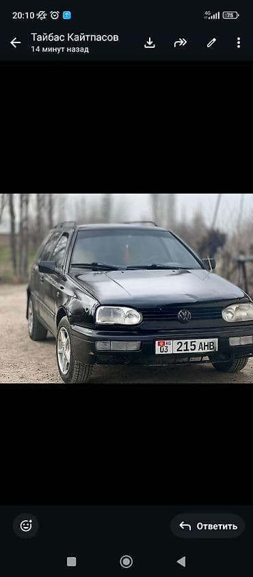 купить опель вектра б: Volkswagen Golf: 1996 г., 1.8 л, Ручные, Бензин, Универсал — 1