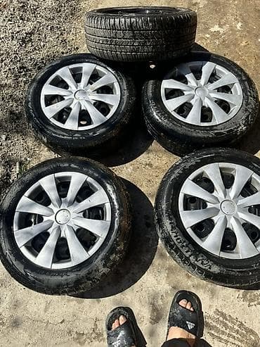 карандаш для авто: Колеса в сборе R 15, Лето, Б/у, Комплект, Железные, отверстий - 5 — 4