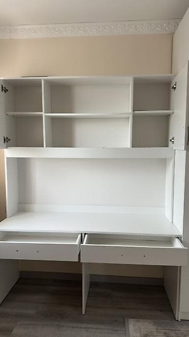 Детская гарнитура, Для мальчика, ДСП, цвет - Белый