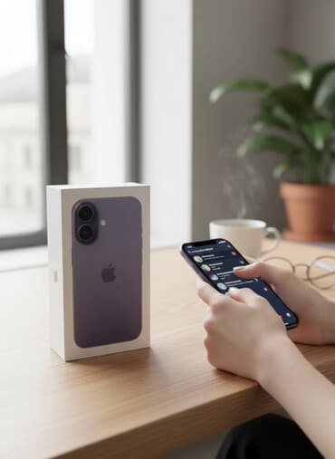 IPhone 17, Новый, 256 ГБ, Pacific Blue, Коробка, 100 %