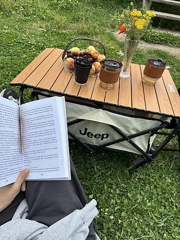 Тележка +столешница Груз до 100 кг Фирма “Jeep” Качество 💯 В горы