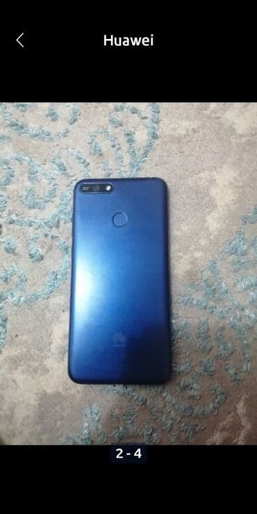 другие телефоны: Huawei Ascend Mate7, Б/у, 16 ГБ, цвет - Синий, 2 SIM — 2