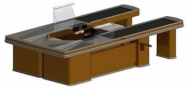 Кассовый бокс ТВИН Длина транспортера, мм	900/1500 Общая длина