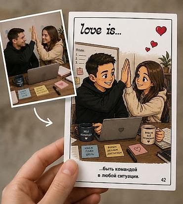 prodayu plotter: Love is по вашему фото. Открытка Создам персональную открытку в стиле — 9