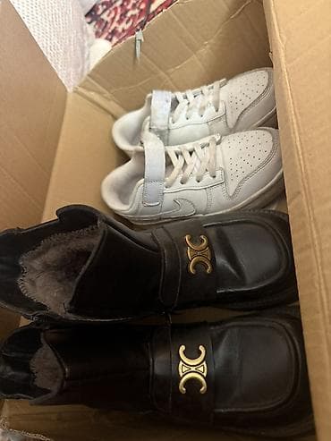 высокие вансы: Мужские кроссовки, 32, Supreme, Б/у, цвет - Бежевый, Самовывоз — 2