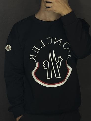 trap star: Мужская толстовка, XL, Moncler, Новый, цвет - Черный, Самовывоз, Бесплатная доставка — 1