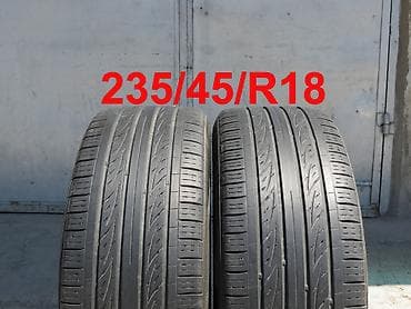 Шины 235 / 45 / R 18, Лето, Б/у, Пара, Корея, Kumho