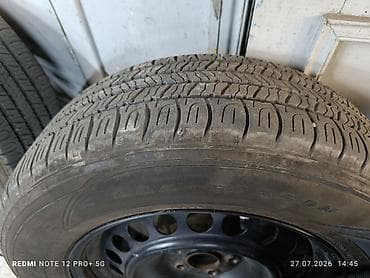 Колеса в сборе 225 / 65 / R 17, Лето, Б/у, Комплект, Легкий коммерческий транспорт (C/LT), Железные, отверстий - 5 — 6