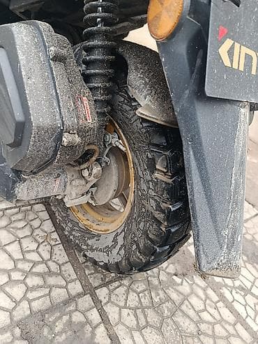 зеркало мопед: Скутер спортивного стиля, фиолетовый с черными элементами — 4