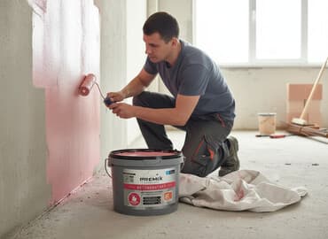 Эмаль: Грунтовка Premix Бетонконтакт – это адгезионный состав с кварцевым — 1