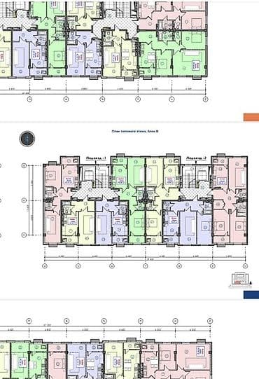 Квартиры: 3 комнаты, 101 м², 3 этаж, Готовая ПСО (под самоотделку) — 10