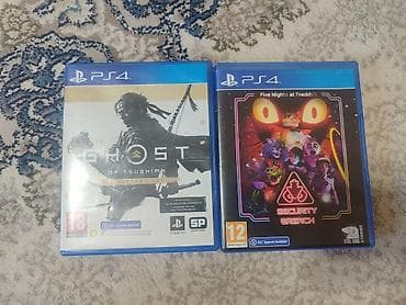 Игры для PlayStation 4 (диски Blu‑ray), 2 шт. 1) Ghost of Tsushima