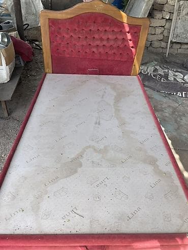 текстиль постельное белье: Односпальная кровать, С матрасом, длина - 195 см — 1