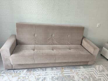 Прямой диван, Б/у, Трехместный