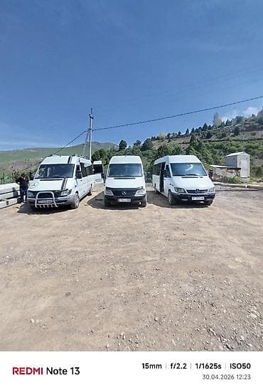 Бус на заказ Ысык кол микроавтобусах Mercedes Sprinter -