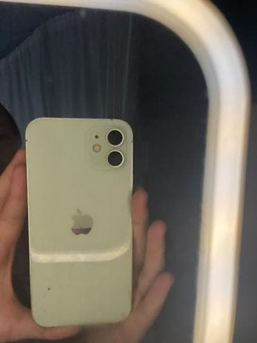 IPhone 12, Б/у, 128 ГБ, Голубой, Чехол, 79 % — 2