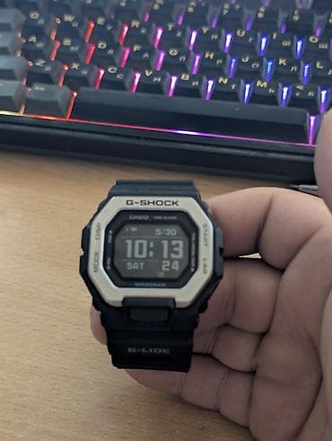 galaxy watch active: Спортивные часы часы, Casio (G-Shock), Альтиметр, Шагомер, Таймер и секундомер, Оригинал, Водонепроницаемые, Синхронизация с другими устройствами, Мужские — 5