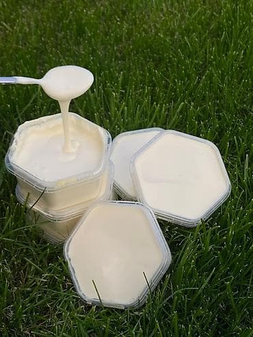 коня: Каймак натуральный Домашние Сливки 52% жирности Натуральные невероятно — 3