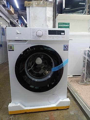 идиш жуучу апарат: Кир жуучу автомат машина, Жаңы, Midea, 8 кг чейин, Фронталдык, Дүңүнөн — 10