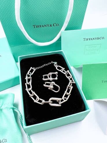 набор пандора: Комплект Тиффани, серьги и браслет, СЕРЕБРО 925 — 1
