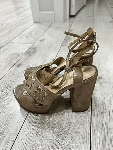 шиммер: Босоножки на высоком каблуке Nine West - Модель: босоножки на — 2