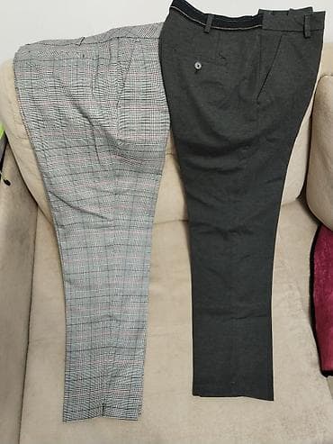 Женские брюки — 2 пары. цена за шт.1000 сом, размеры 40 Европа. -