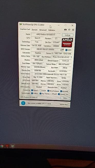 7800 xt: Видеокарта для ПК, Б/у, AMD, Radeon RX, 16 ГБ — 2