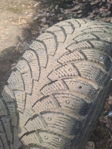 шины на ниву r15: Шины 215 / 65 / R 15, Зимняя шипованная, Б/у, Комплект, Легковые, Nokian — 4