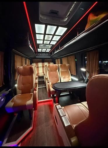 Авто кызматтары: Премиальный пассажирский микроавтобус Mercedes‑Benz Sprinter (длинная — 1