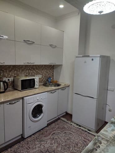 суточный дом в бишкеке: 1 комната, Душевая кабина, Постельное белье, Кондиционер — 7