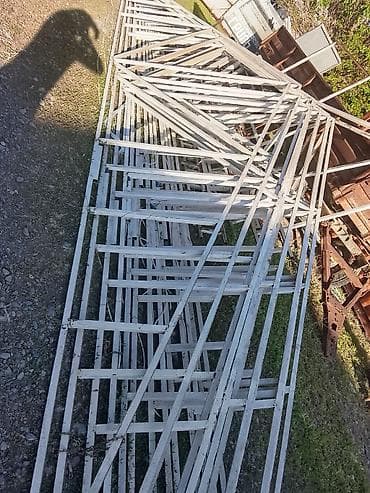 угловой компьютерный стол с надстройкой: 180 квадрат метр стойка ферма профлист окно дверь Металлические фермы — 3