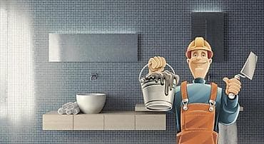 столы для компьютерных клубов: Укладка кафеля и плитки под ключ - Работы в ванных комнатах, на — 9