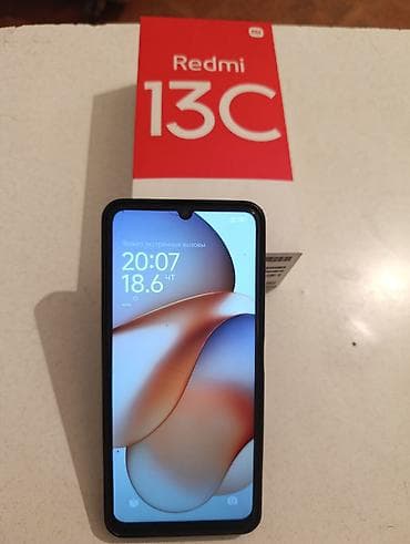 13c: Redmi, Redmi 13C, Б/у, 256 ГБ, цвет - Черный, 2 SIM — 4