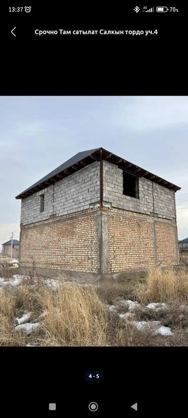 недостроенный дом: Дом, 200 м², 6 комнат, Собственник, ПСО (под самоотделку) — 5