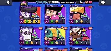 pes 2021 ps4 купить: Игровой аккаунт Brawl Stars - Прогресс: 51 из 105 бойцов, ранг — 6