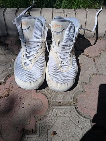 барцовки asics: Мужские кроссовки, 42.5, Asics, Новый, цвет - Белый, Самовывоз — 5