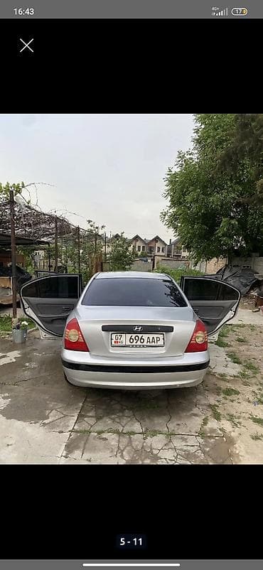 бир: Hyundai Elantra: 2005 г., 1.6 л, Кол менен иштөөчү, Бензин, Седан — 10