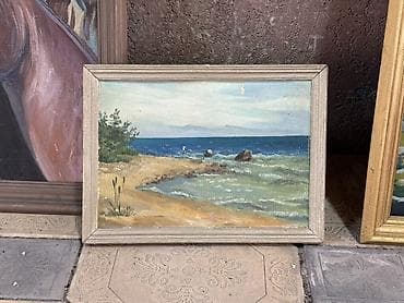 светы для дома: Картины маслом в рамах - Жанр: пейзаж, сельский быт. - Техника — 8