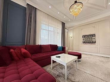 flat osh: 3 комнаты, С мебелью полностью — 2